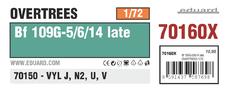 Bf 109G-5/6/14 late OVERTREES 1/72 
