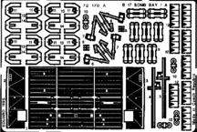 B-17E/F/G bomb bay 1/72 