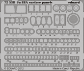 Ju 88A　外面パネル　接着剤塗布済　 1/72 