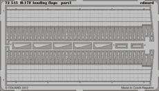 B-17F landing flaps 1/72 1/72 