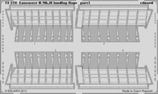 ランカスターB Mk.II　ランディングフラップ 1/72 