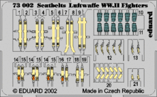 シートベルト　ルフトバッフェWWII　戦闘機　　 1/72 