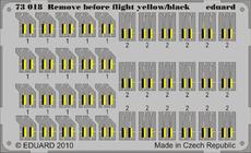 Remove Before Flight - yellow/black 1/72 