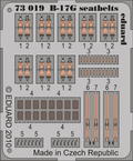 B-17 seatbelts 1/72 1/72 