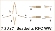 Upínací pásy RFC 1.sv.v. SUPER FABRIC 1/72 