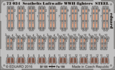 Seatbelts Luftwaffe WWII fighters STEEL 1/72 