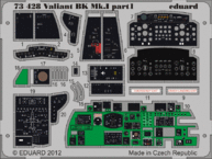 ヴァリアント BK.MK.I　内装　接着剤塗布済 1/72 