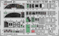 B-17G cockpit interior 1/72 1/72 