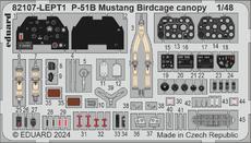 P-51B Mustang Birdcage překryt kabiny LEPT 1/48 