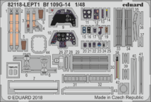 Bf 109G-14 PE-set 1/48 