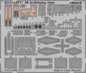 SE.5a ウォルズリー ヴァイパー　エッチングパーツセット 1/48 