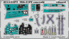 MiG-21PF emerald PE-set 1/48 