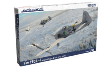 Fw 190A-4 s klapkami chlazení motoru a 2kanonovým křídlem 1/48 