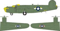 B-24D US national insignia 1/72 