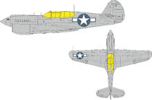 P-40N US national insignia 1/48 P-40N US national insignia 1/48