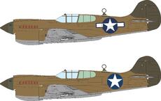 P-40K US national insignia 1/48 