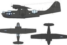 PBY-5A US national insignia (stars &amp; bars) 1/48 