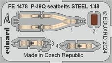 P-39Q seatbelts STEEL 1/48 