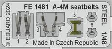 A-4M upínací pásy OCEL 1/48 