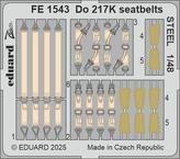 Do 217K seatbelts STEEL 1/48 Do 217K seatbelts STEEL 1/48