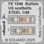 Buffalo US seatbelts STEEL 1/48 Buffalo US seatbelts STEEL 1/48