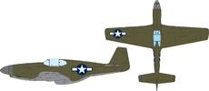 P-51B US national insignia 1/32 