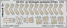 Ju 52/3mg4e seatbelts STEEL 1/72 