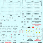 Fw 190A stencils 1/48 