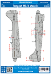 Tempest Mk.V stencils 1/48 