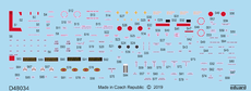 P-51D stencils 1/48 