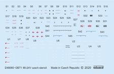 Mi-24V stencils Czech 1/48 