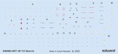 Bf 110 stencils 1/48 