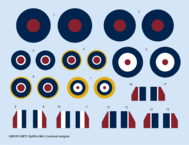 Spitfire Mk.V national insignia 1/48 