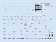 F-35A stencils 1/48 