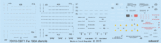 Fw 190A stencils  1/72 1/72 