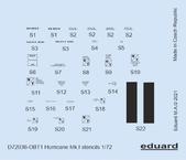 Hurricane Mk.I stencils 1/72 