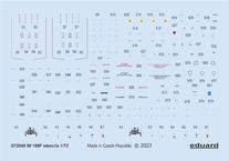 Bf 109F stencils 1/72 