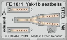 Yak-1b seatbelts STEEL 1/48 