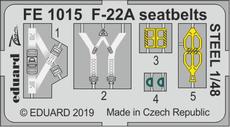 F-22A upínací pásy OCEL 1/48 