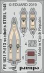 P-51D upínací pásy OCEL 1/48 