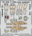 F-104G upínací pásy raná verze OCEL 1/48 