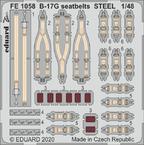 B-17G upínací pásy OCEL 1/48 