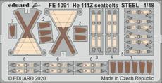 He 111Z seatbelts STEEL 1/48 