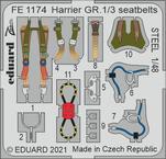 Harrier GR.1/3 seatbelts STEEL 1/48 