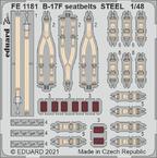 B-17F seatbelts STEEL 1/48 