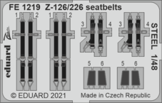 Z-126/226 upínací pásy OCEL 1/48 