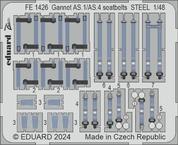 Gannet AS.1/AS.4 seatbelts STEEL 1/48 