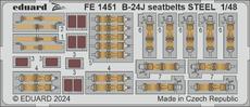 B-24J upínací pásy OCEL 1/48 