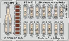 B-26B Marauder seatbelts STEEL 1/48 