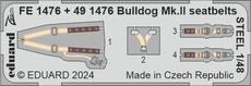 Bulldog Mk.II seatbelts STEEL 1/48 